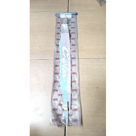 Strip striping Grapik stiker body crypton merah putih