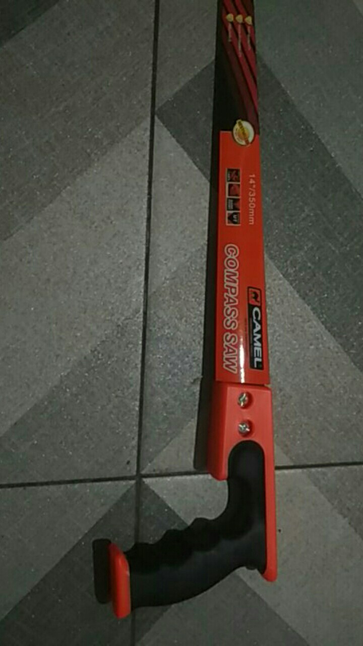 Compass Saw 14 Inch Camel Gergaji Kayu Lancip 35 Cm Gergaji Dahan