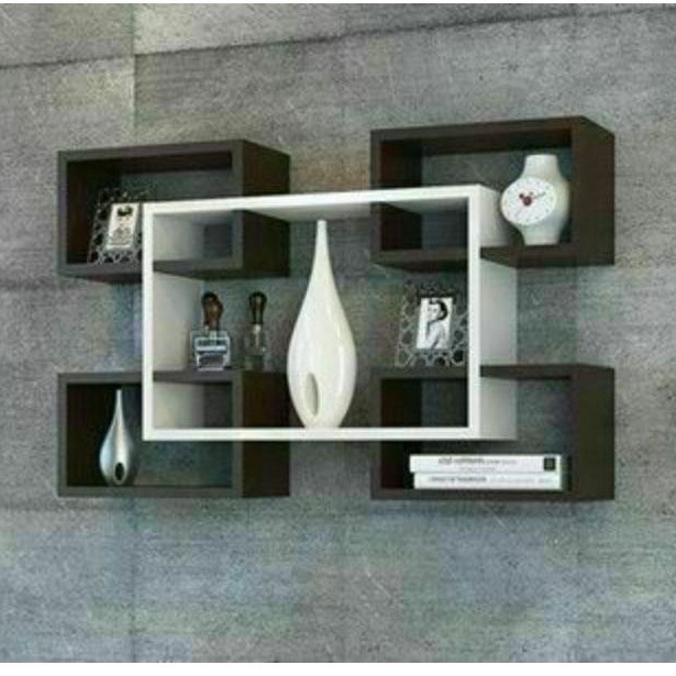 Model Rak Meja Tv Minimalis Kayu Palet Alumunium Besi Gantung Dinding Tembok Modern Tempel Rak Piala