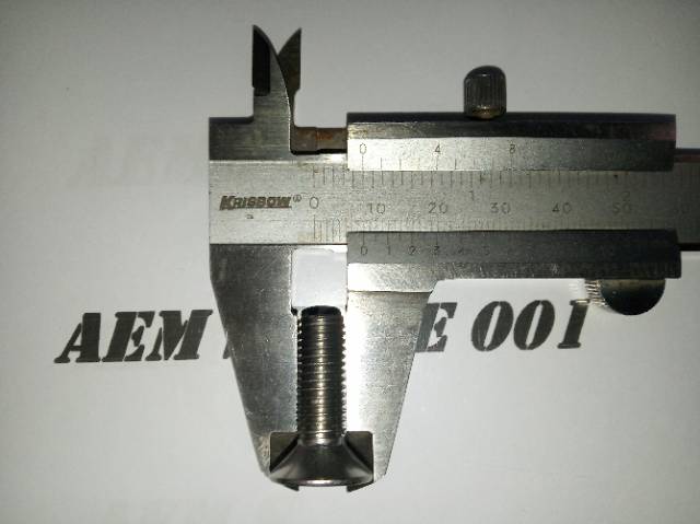 Verseng L M8 X 25(2.5cm) stainless 304