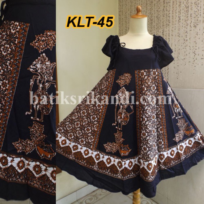 Daster & Rok Lilit Klok Motif Wayang Batik HAP Solo