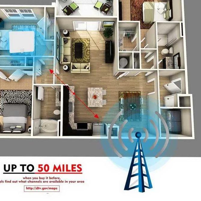 ♕ [ORIGINAL 100%] ANTENA TV DIGITAL INDOOR SUPER JERNIH ORI TAFFWARE/ ANTENA RUANGAN/ ANTENA DALAM/ 