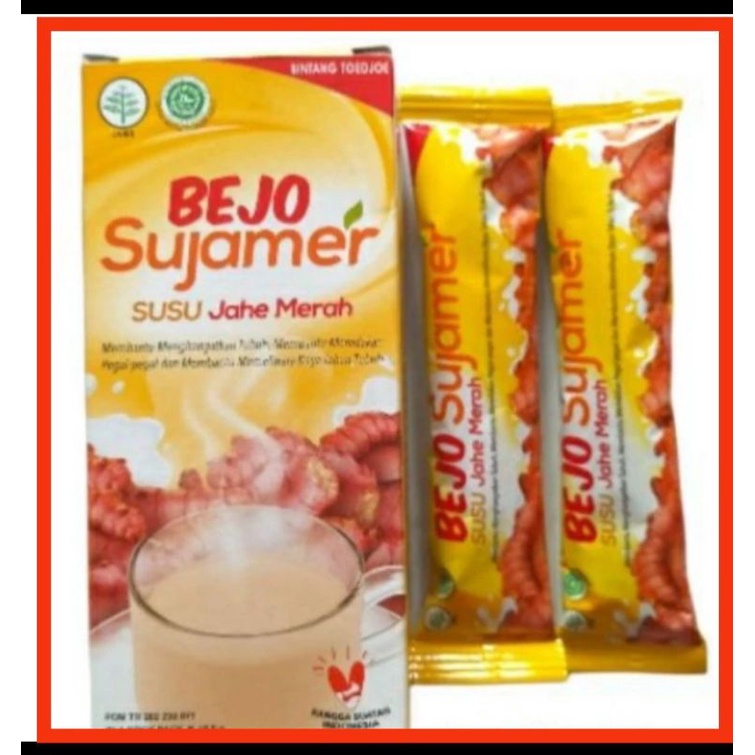

Susu Jahe Merah SUJAMER, isi 5 stick @ 10.5 gr