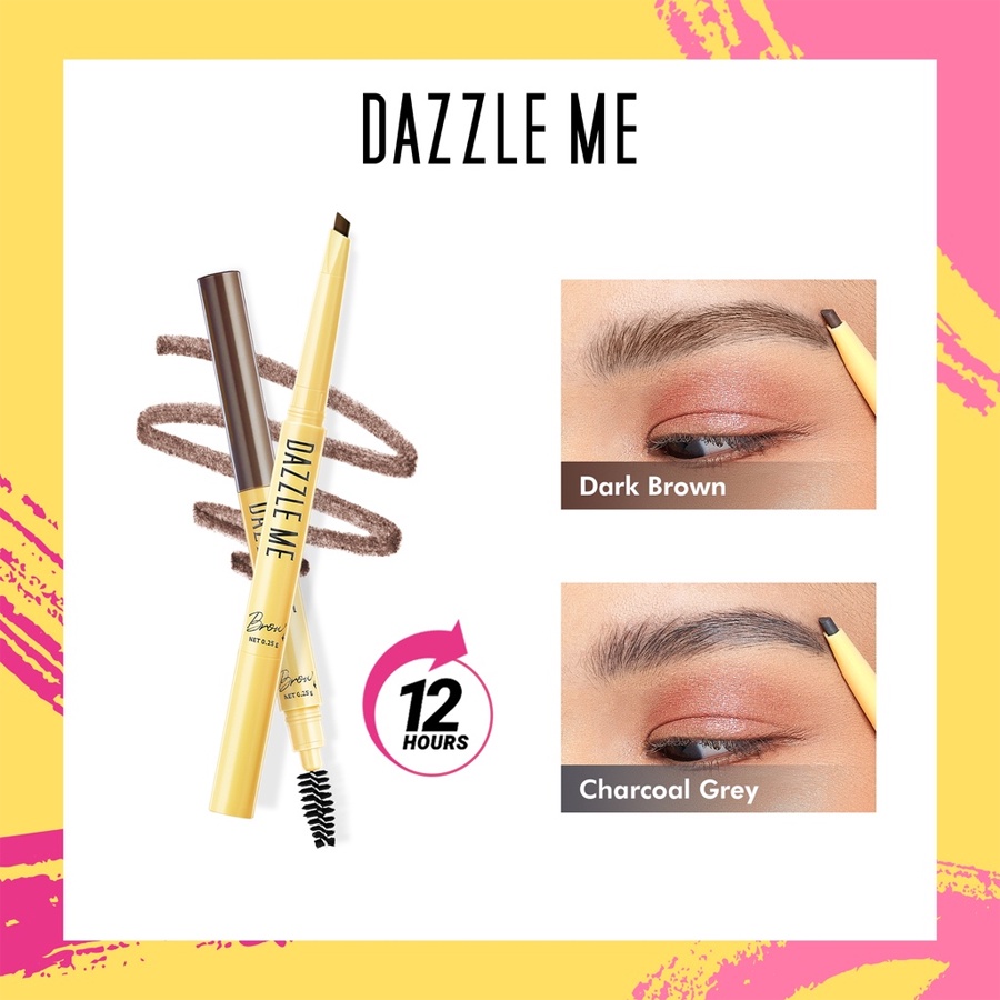 ❤ BELIA ❤ DAZZLE ME Brow Likely Automatic Eyebrow Pencil Tahan Air Long Lasting | Pensil Alis | BPOM