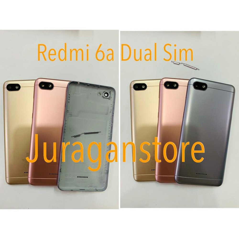 BACKDOOR BACKCOVER TUTUP BELAKANG XIAOMI REDMI 6A DUAL SIM