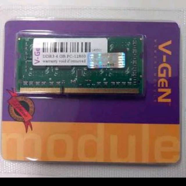 Ram Laptop Vgen DDR3L 4GB PC12800