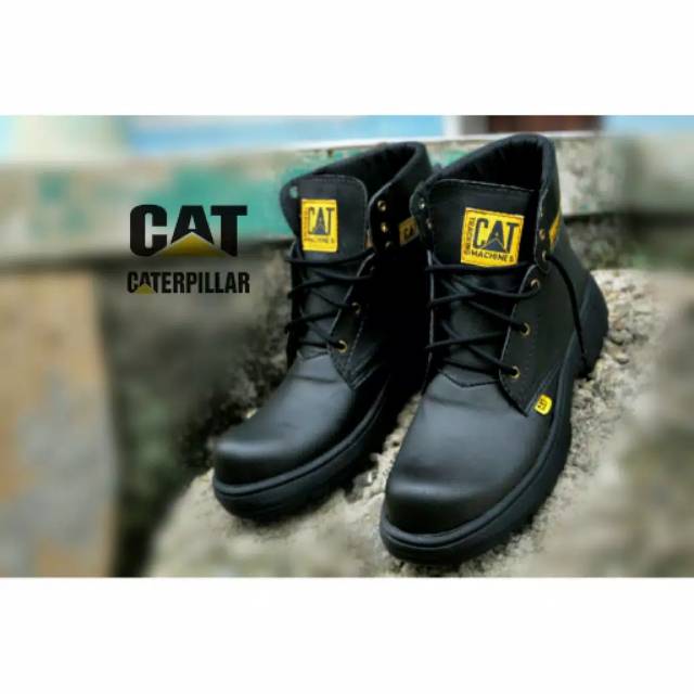 SEPATU SAFETY UJUNG BESI CAT PDL PDH TNI POLRI PROYEK LAPANGAN