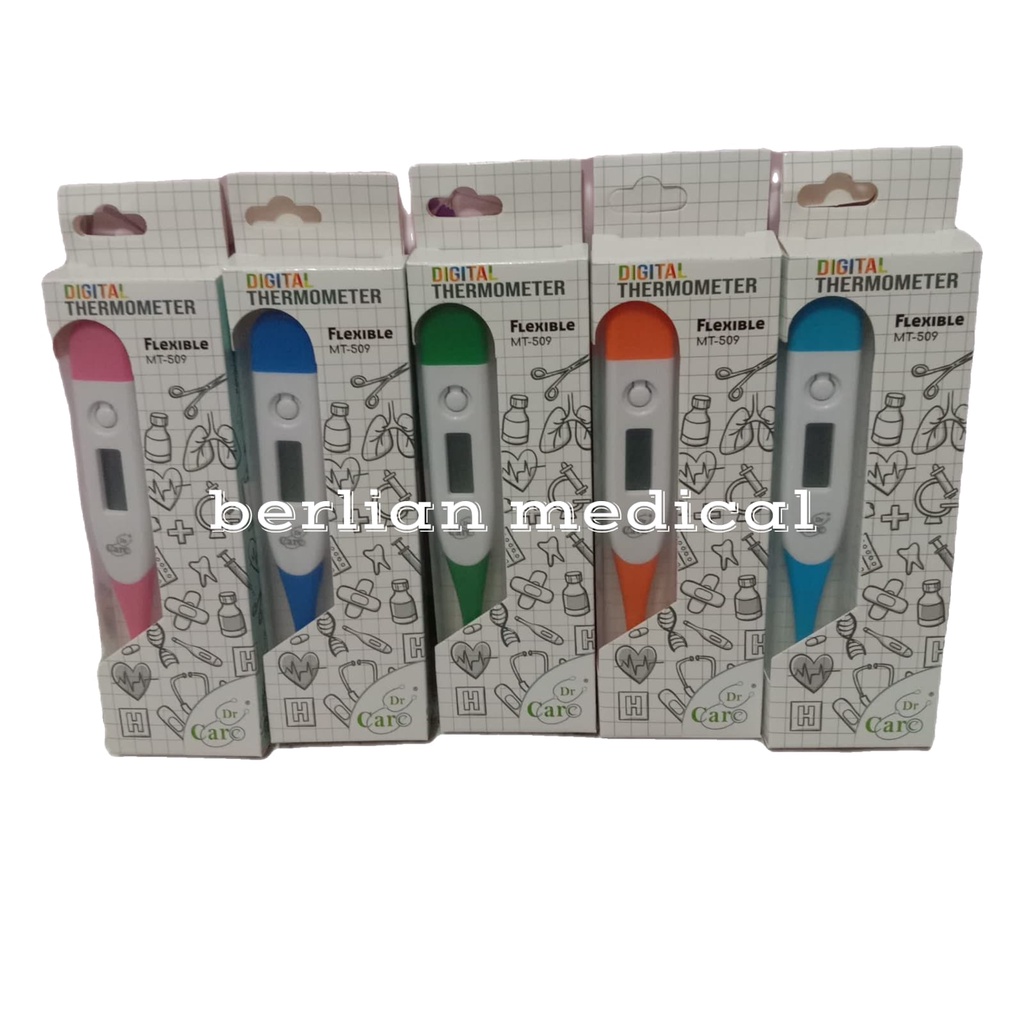 termometer ketiak digital flexibel dr care/termometer digital anak/bayi