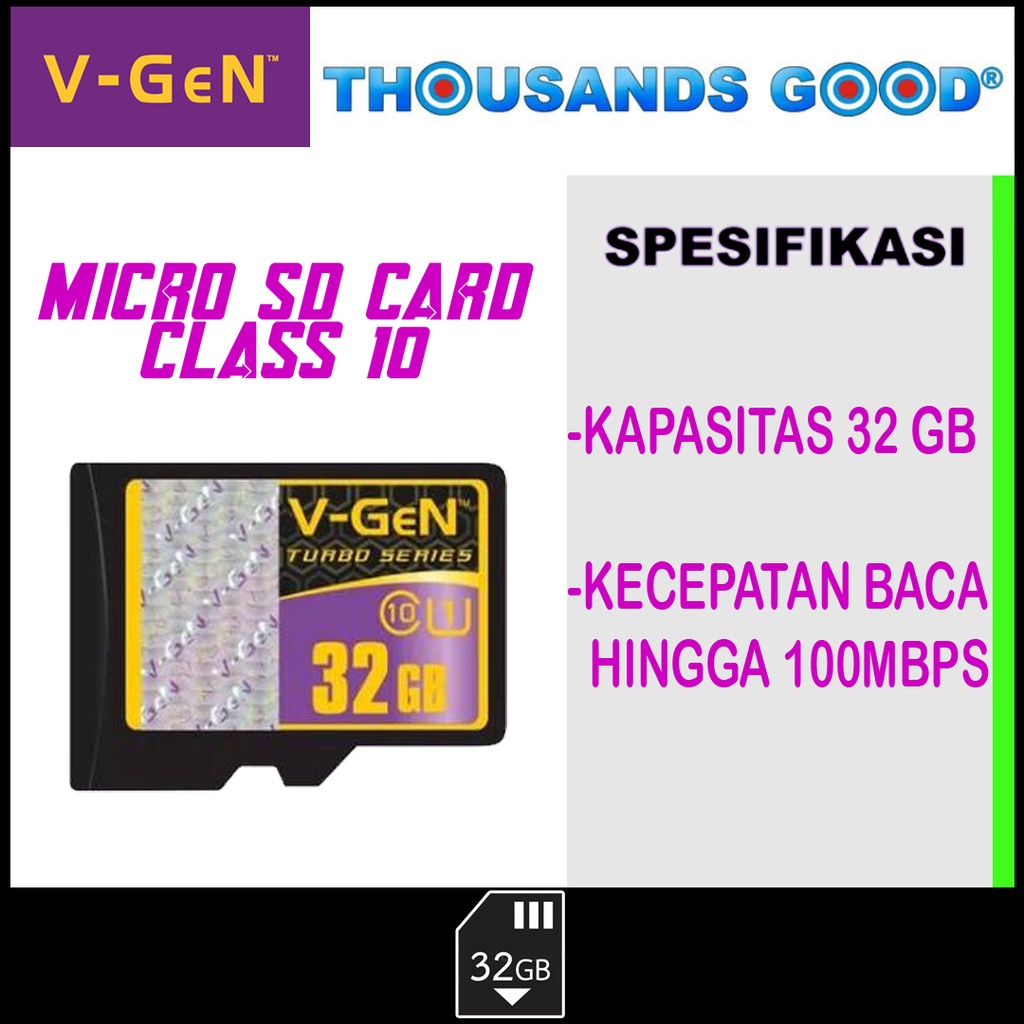 MICRO SD 32GB VGEN
