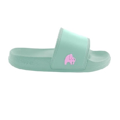 Sandal Fipper Slip On Green Schits Pink Soft Original