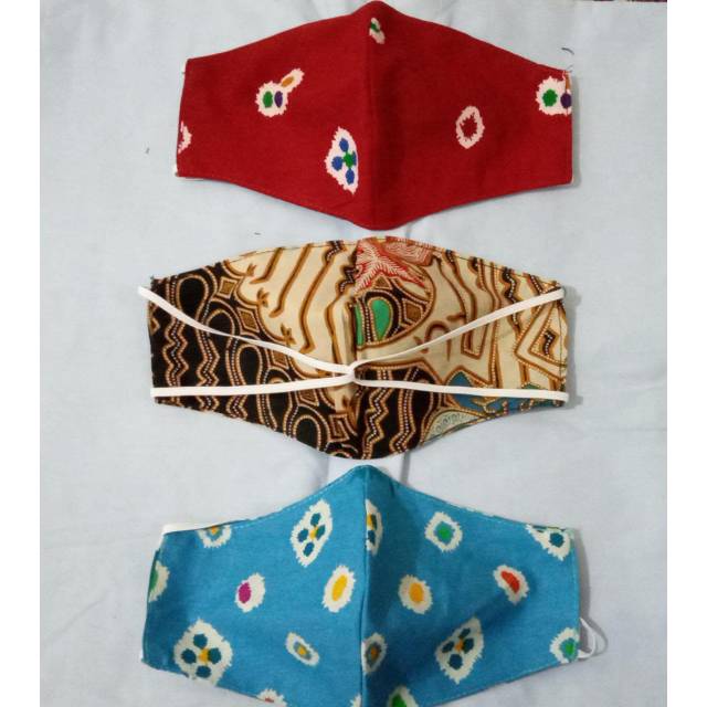 Masker quality motif batik 2 play cantik dan unik Shopee Masker quality motif batik 2 play cantik dan unik Shopee