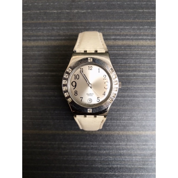 Bekas Second Preloved Swatch Jam Tangan Wanita Original Fashion Klasik Style Putih