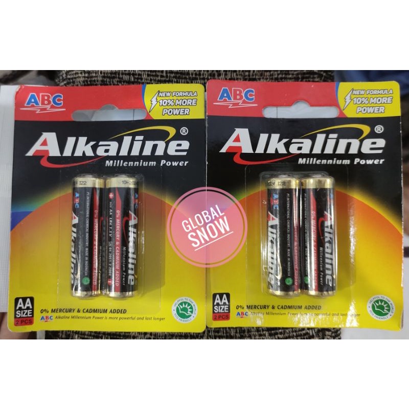 BATERAI ABC ALKALINE AA / BATERAI ALKALINE A2 / BATERAI AA / BATERAI A2