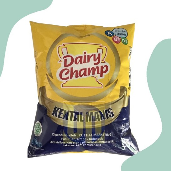 

[1000 gram] SUSU KRIMER KENTAL MANIS DAIRY CHAMP BANTAL 1 kg