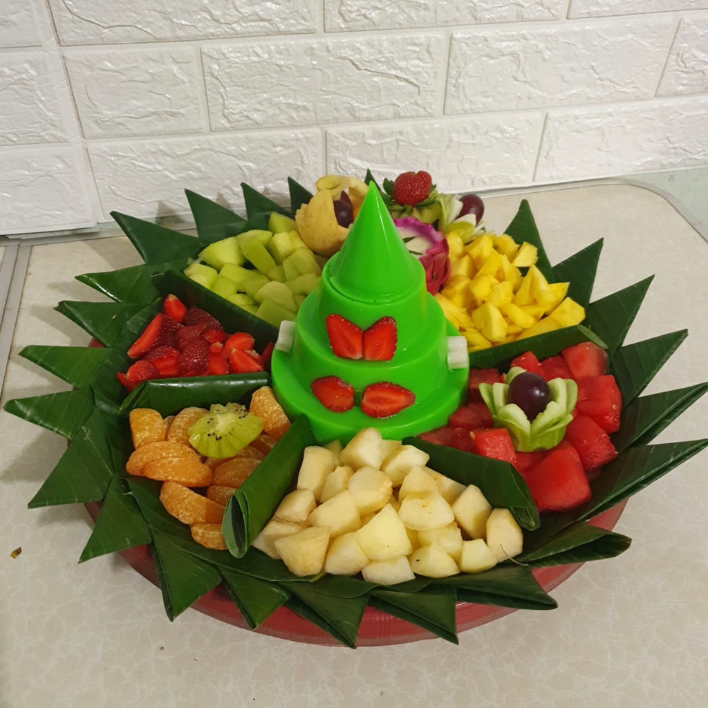 

Tumpeng Puding Aneka Buah Segar Higienis Bervariasi