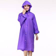 PROMO!! Jas Hujan Poncho Panjang Portabel Bahan EVA Transparan NON toxic Pro Environment Aman sehat