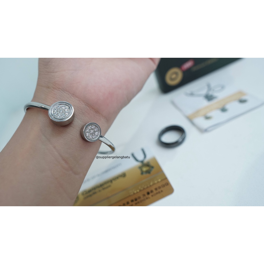 PREMIUM gannamyong BULAT MATA Gelang Energi LM life secret free cincin