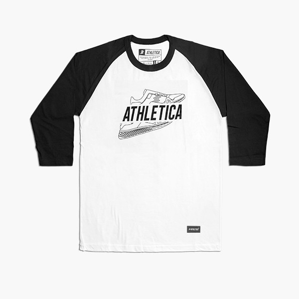 

Athletica Official Shop - Valkyrie Raglan White Black | T-Shirt Pria | Kaos Pria