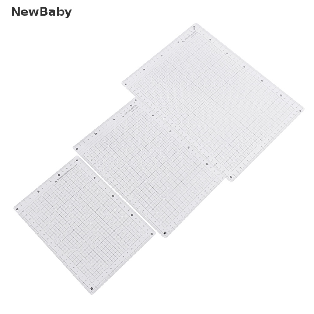 NewBaby A4 B5 A5 PVC Students Writing Desk Pad Transparent Ruler Board Measuring Supplie ID