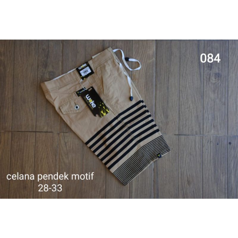 Celana katun pendek motif - Celana pendek distro - Chino pendek motif