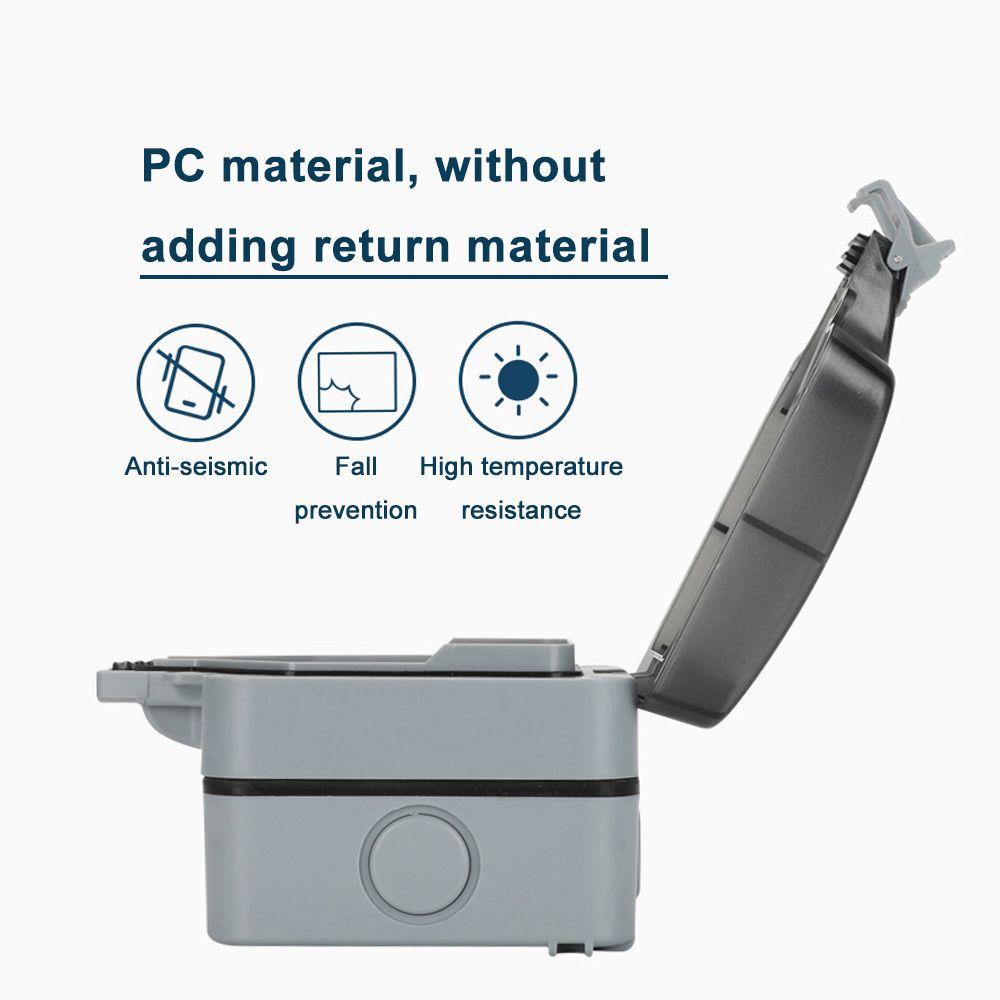POPULAR Stop Kontak Double Switched UK Colokan IP66 13A 2gang Power Socket