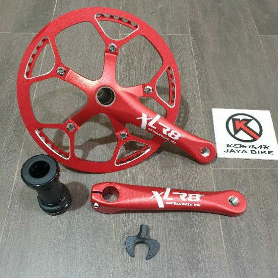Crank set Single XLR 8 HT2 53T Full Alloy Merah