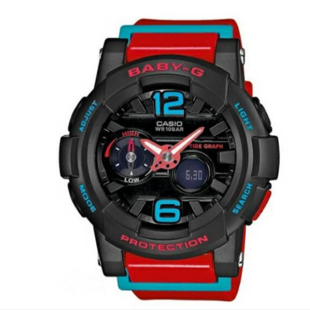 

450rb (d 4,1cm) Casio Baby-G BGA180 Ori Rubber incl Box & manual Book & paper bag.jpg2