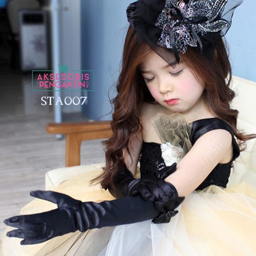 [PRODUK FAVORIT] SARUNG TANGAN ANAK GLOVES WEDDING AKSESORIS PESTA BRIDAL STA007