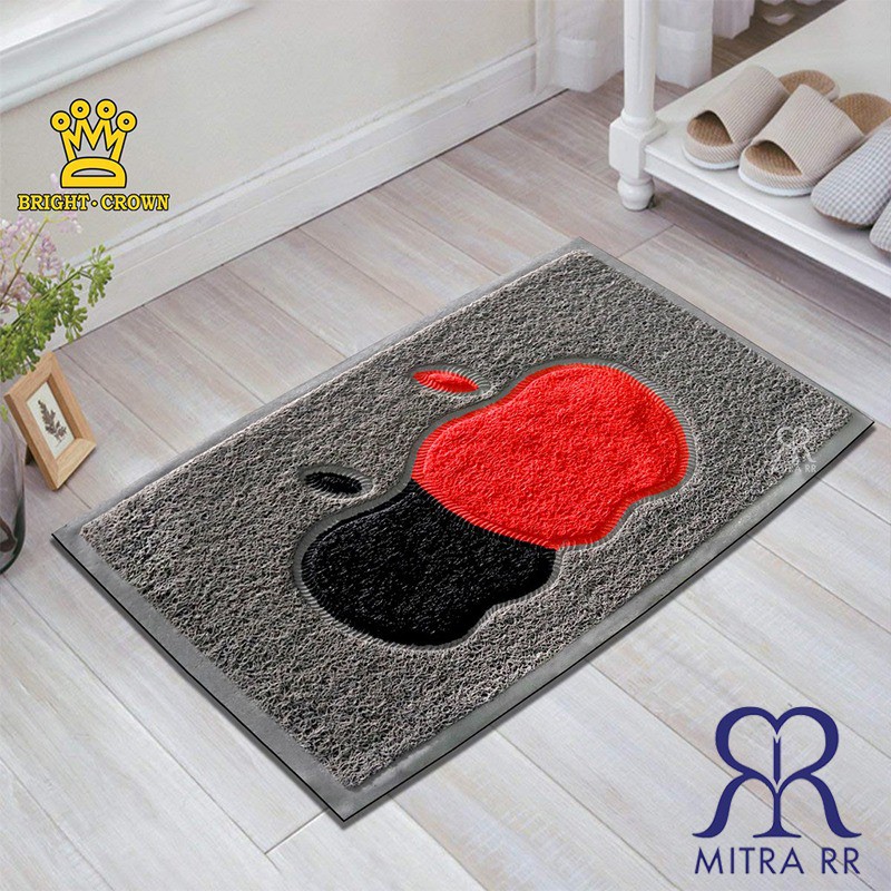 Keset Kaki Anti Slip Dapur / Kamar Mandi DUAL COLOR Keset Mie Bihun Coil Mat 60x40cm PVC Anti Air