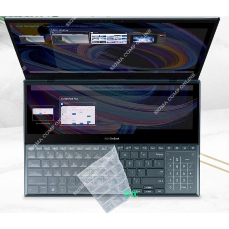 TPU Keyboard Protector ASUS ZenBook Pro Duo 15 OLED UX582 UX581 UX582L UX582LR - Cover Pelindung Key