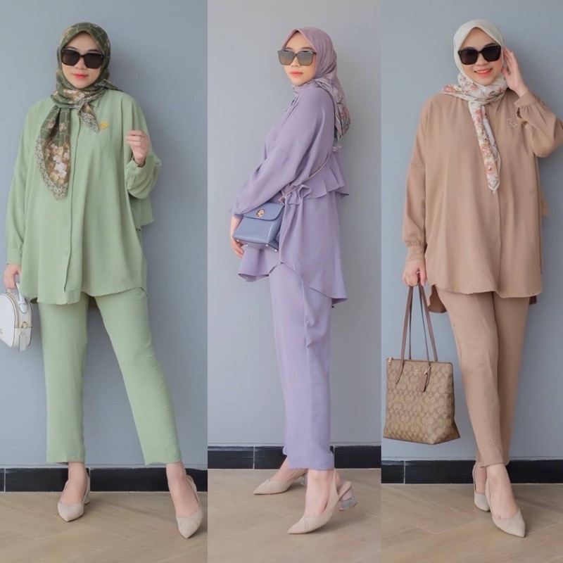 [READY STOCK] Dyn Anara Set [Distributor Bandung] Setelan Original Dyn Clothingline