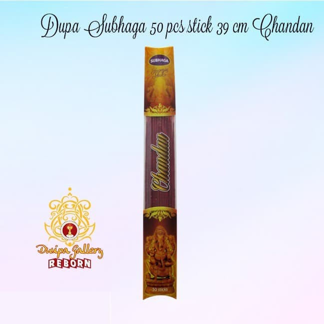 Dupa/ Hio Wangi Harum India Subhaga 50 pcs stick 39 cm Chandan