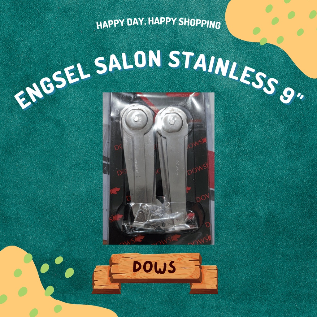 Engsel Salon Stainless Sikutan Jendela 9 inch DOWS