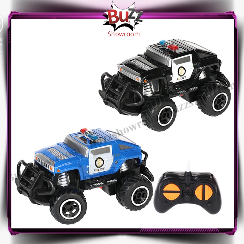 RC SUV Police Rock Crawler Mobil Remote Kontrol Jeep Off Road Mainan