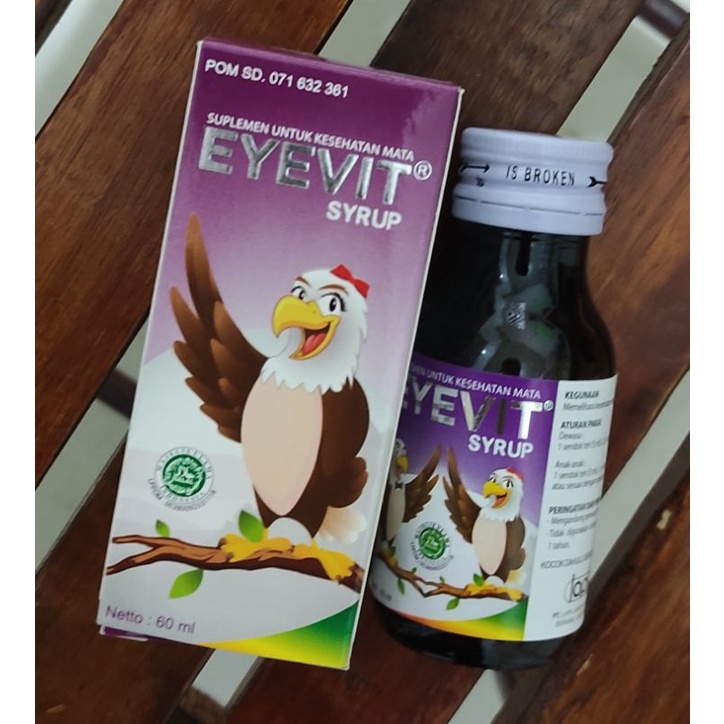 Vitamin Mata EYEVIT Sirup / Nutrisi bagi mata / Meningkatkan Fungsi Penglihatan