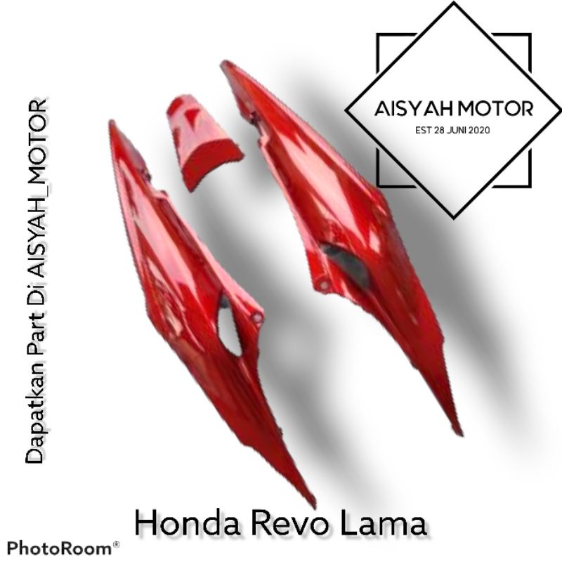 Bodi Honda Revo Lama Warna Merah Tahun 2008