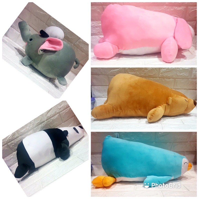 Miniso Official Boneka Mainan Beruang We Bears Bare Lying Plush Toy. murah