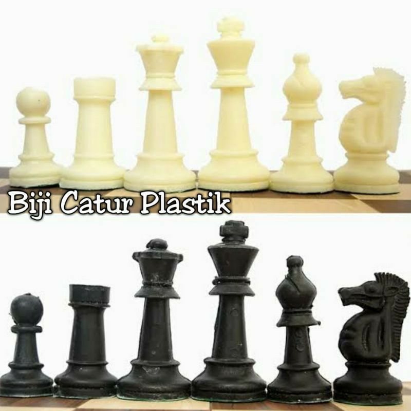 Bidak Buah Catur Plastik Standart percasi
