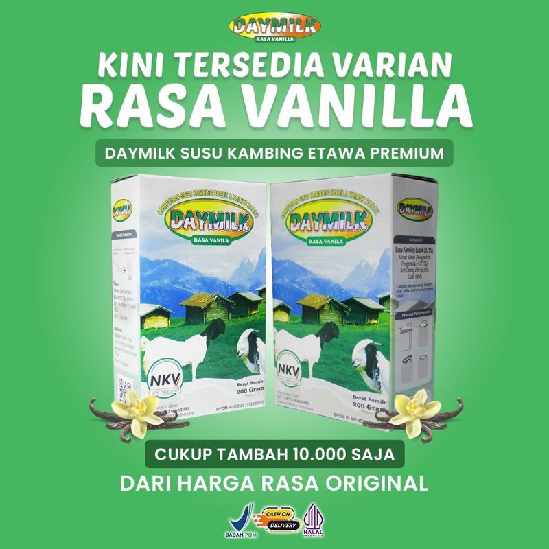 Susu Etawa Daymilk Rasa Vanilla (Paket 3 Box)