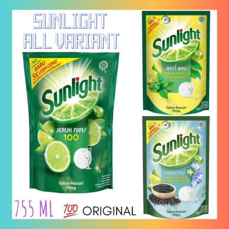 Sunlight Cuci Piring 755 ml terlaris murah