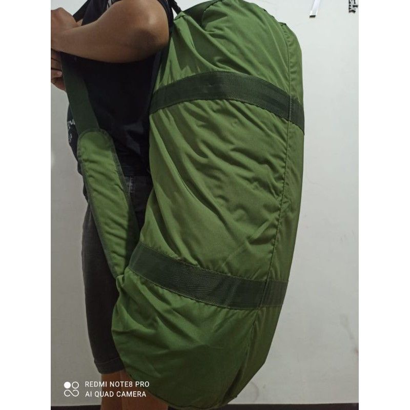 Tas selempang TNI jumbo 60L/tas pendidikan TNI/tas kapsul pulsak/penyesak