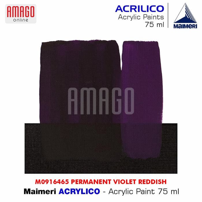 MAIMERI ACRILICO- ACRYLIC PAINT - PR. VIOLET REDDISH - 75ML - M0916465