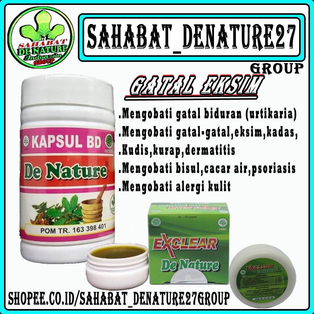 Obat Biduran Kaligata Dan Gatal Kulit Manjur Herbal Denature Shopee Indonesia