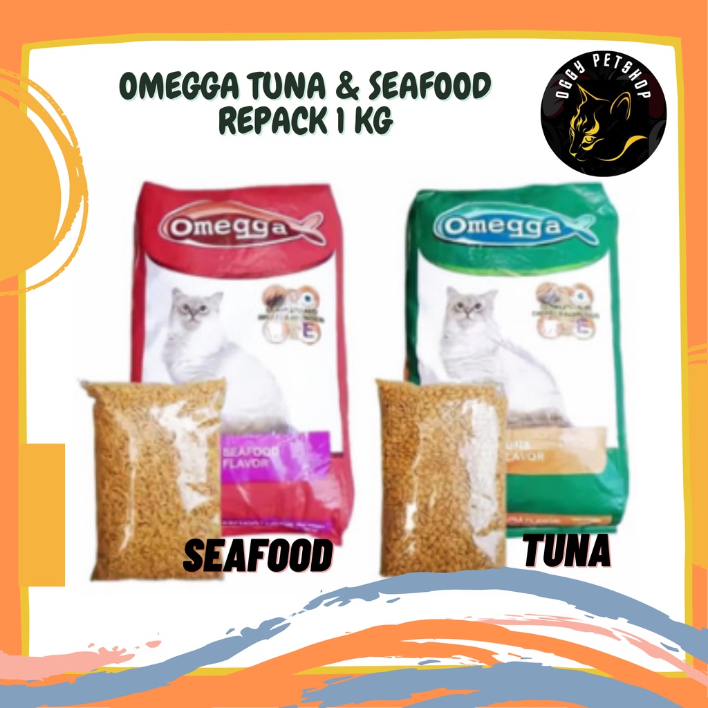 OMEGGA CAT FOOD TUNA FLAVOR  MAKANAN KUCING KEMASAN 1Kg