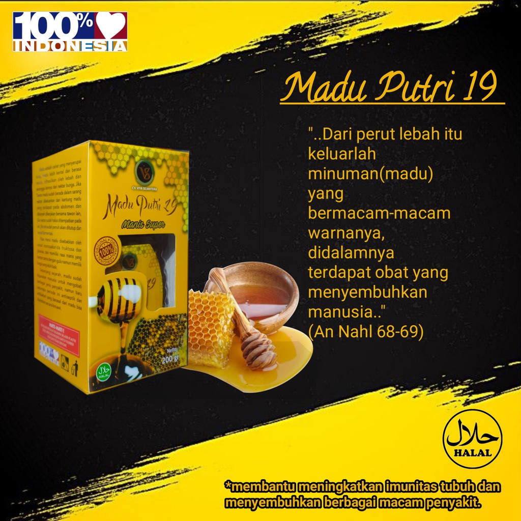 

Madu Asli Madu Manis Super Madu Putri 19