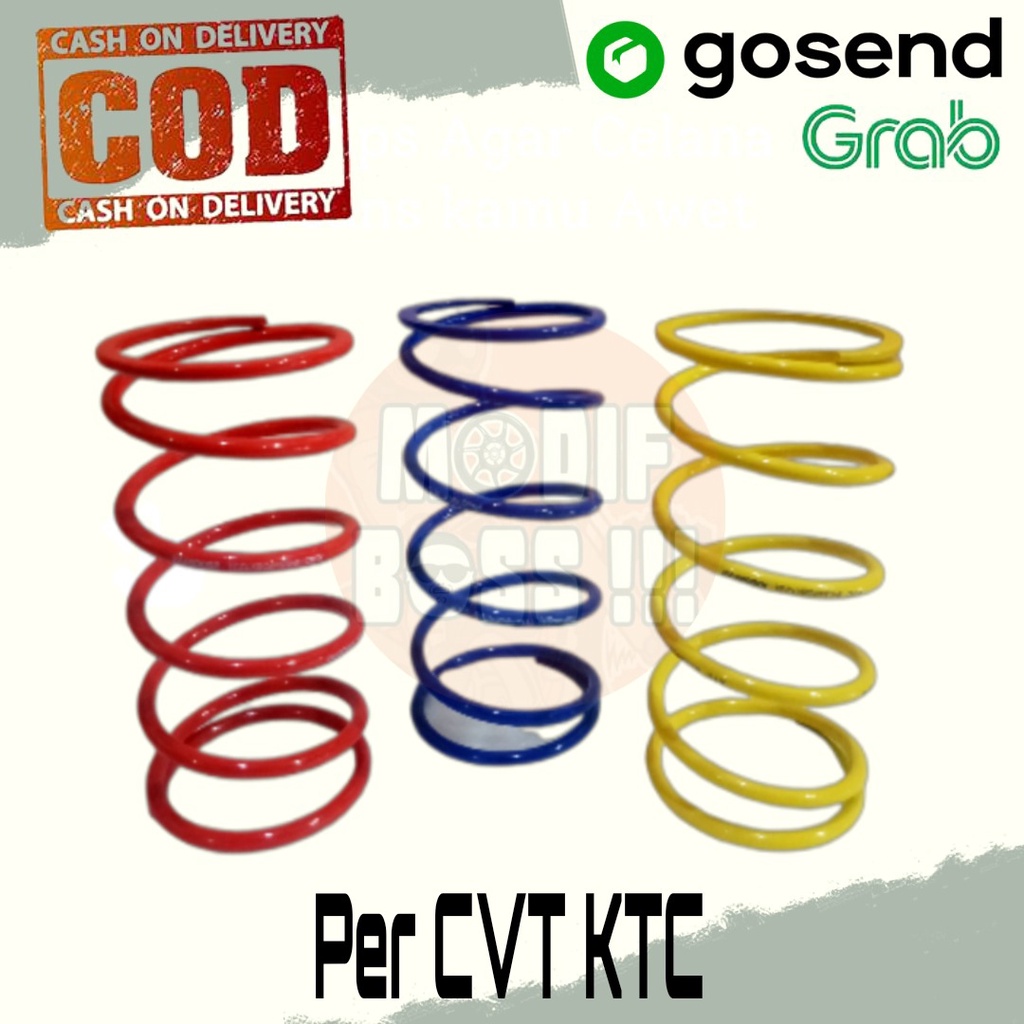 PER CVT KTC RACING ORIGINAL 100RPM-1500RPM-2000RPM UNIVERSAL SEMUA MOTOR