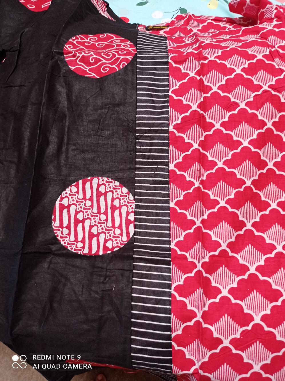 ✓ Trending Tunik Shibori Black Tunik Batik Modern Monochrome Mono Batik Cantik Seragam Batik