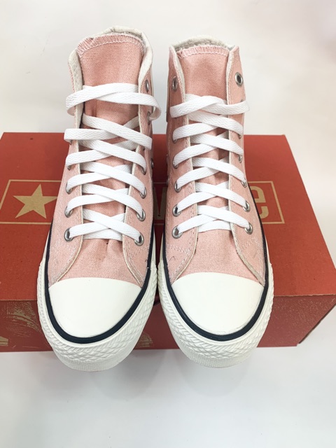 SEPATU CONVERS CLASSIC TINGGI BABY PINK / PINK MUDA | MADE IN VIETNAM I SEPATU PRIA DAN WANITA I 70'S HIGH I SEPATU CASUAL