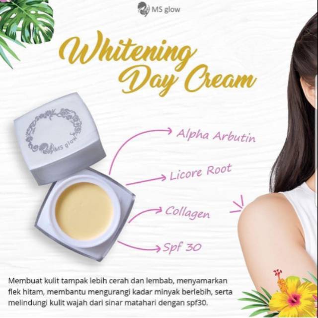 Ms Glow Whitening Day Cream/Cream Pagi Ms Glow