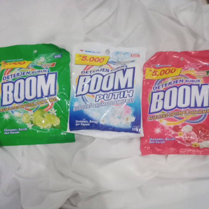 Kemasan Terbaru Detergen Bubuk Boom 280 gram